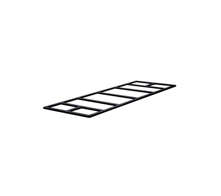 Mellow monteringsram f/keramik bordsskiva matbord oval 240x130 cm- lav