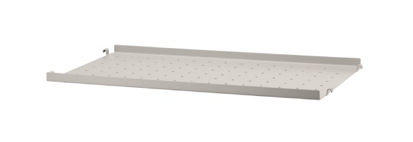 String Metallhyllplan Låg Kant 58x30 - Beige