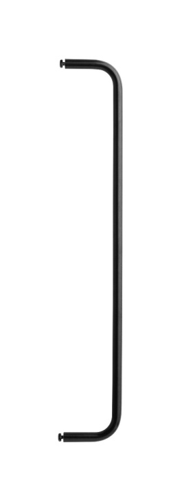 String Stång För Metallhyllplan 58 Cm - Svart