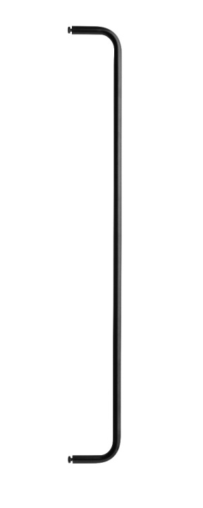 String Stång För Metallhyllplan 78 Cm - Svart