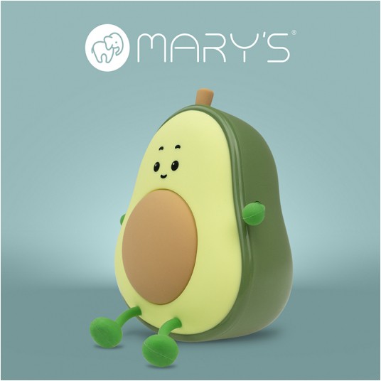 Mary's Avocado LED nattlampa