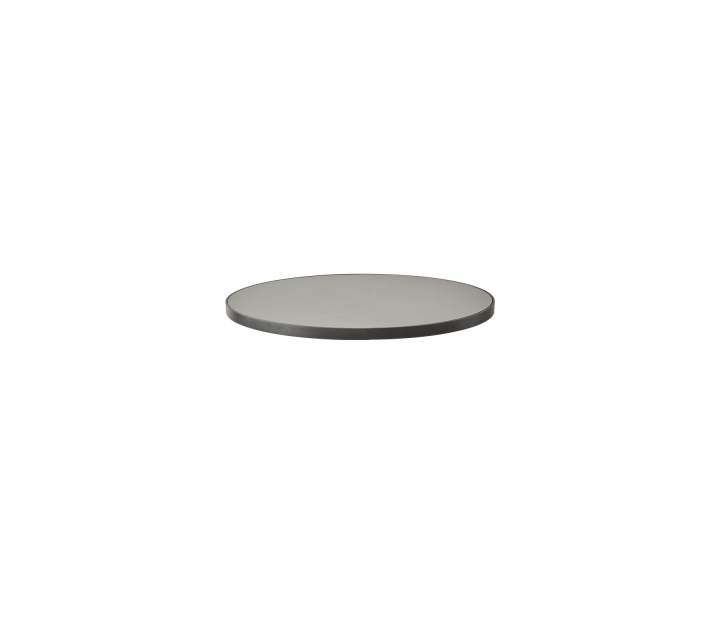 Bordsskiva Ø 60 cm - lava grey/light grey