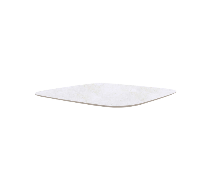 Bordsskiva 144x144 cm - travertine look keramik
