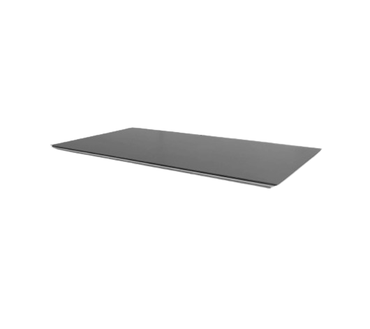 Bordsskiva 200x100 cm - nero black keramik