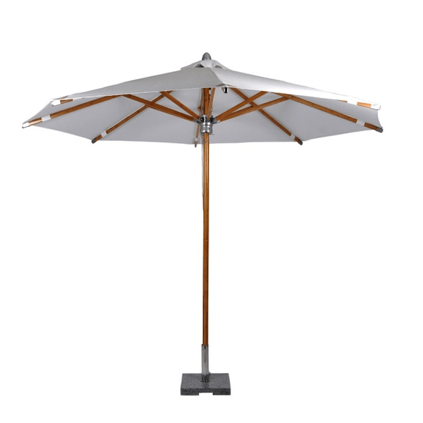 Parasoll m bambustativ 3,5 m - natur
