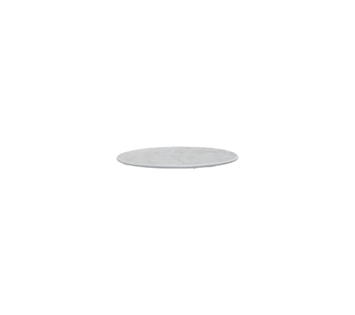 Bordsskiva Ø45 cm - fossil grey ceramic