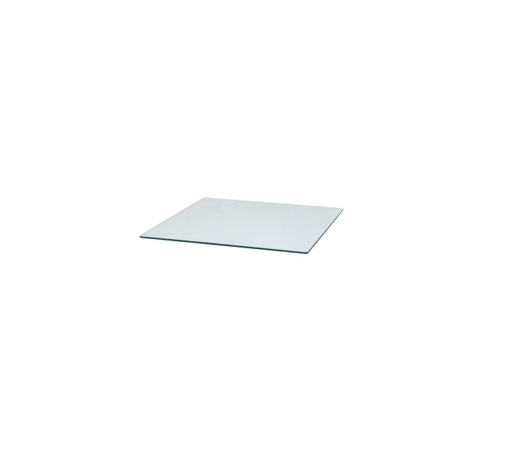 Bbordsskiva 59x59 Cm - Clear Härdat Glas