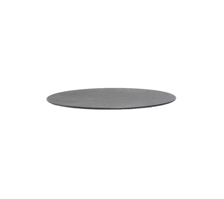 Bordsskiva Ø70 cm - fossil black ceramic