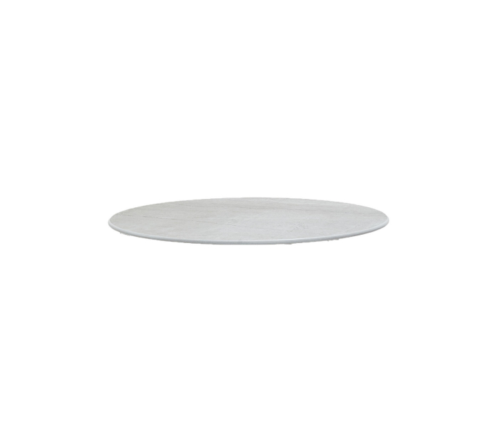 Bordsskiva Ø70 cm - fossil grey ceramic