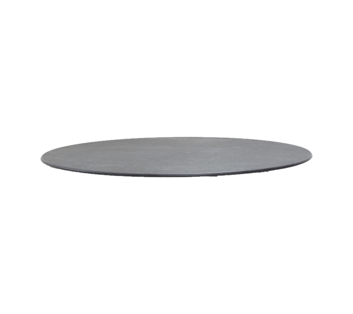 Bordsskiva Ø90 cm - fossil black ceramic