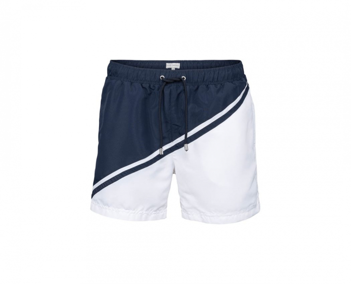 Classic Nautic Badshorts - Navy/white, S