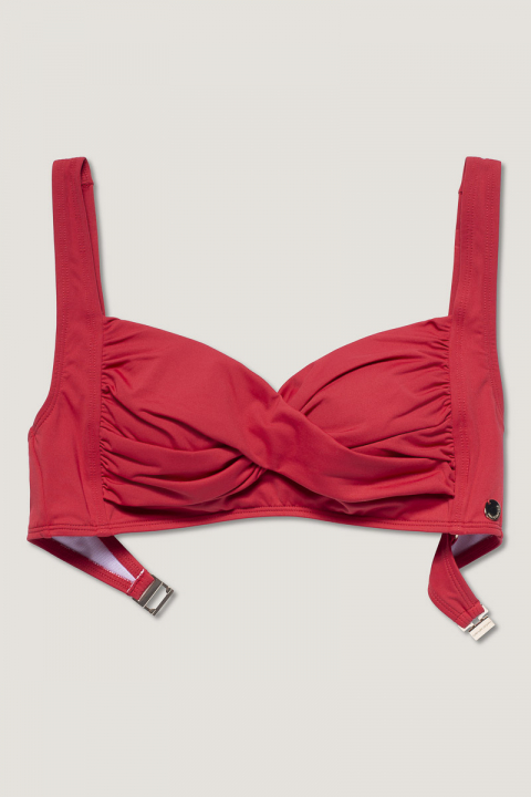 Medea Solid bikini-BH, 38 - lipstick red