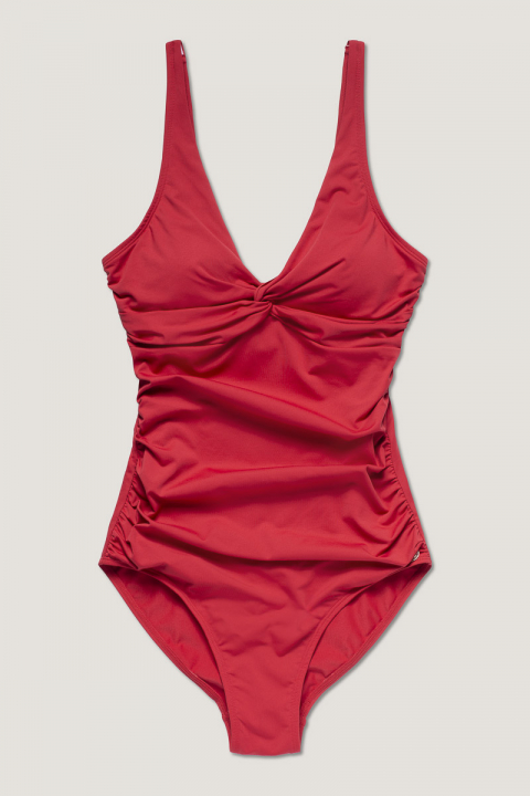 Simi Solid baddräkt, 40 - lipstick red