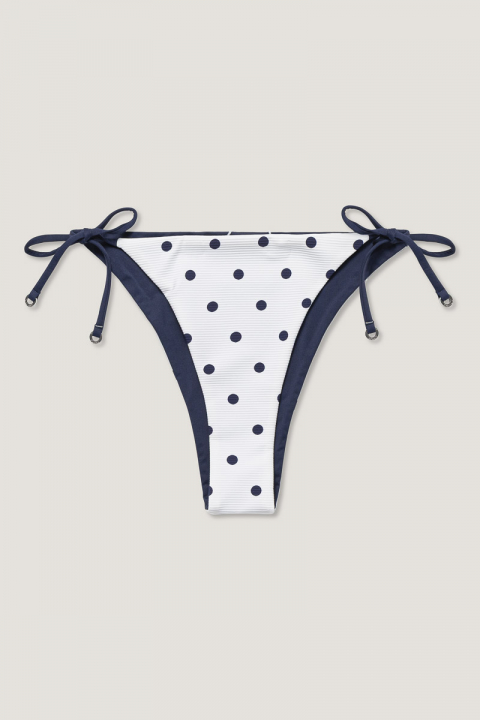 Polka Dot Iliana bikinitrosa, 38 - white/navy