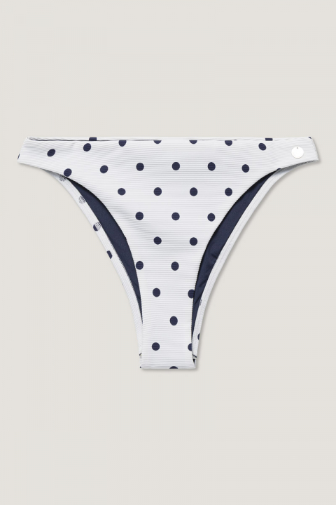 Polka Dot Nefeli bikinitrosa, 40 - white/navy