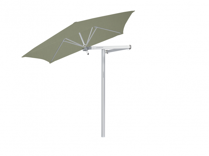 Paraflex Mono Parasoll, square, 190 cm, Neo arm Alu - Almond