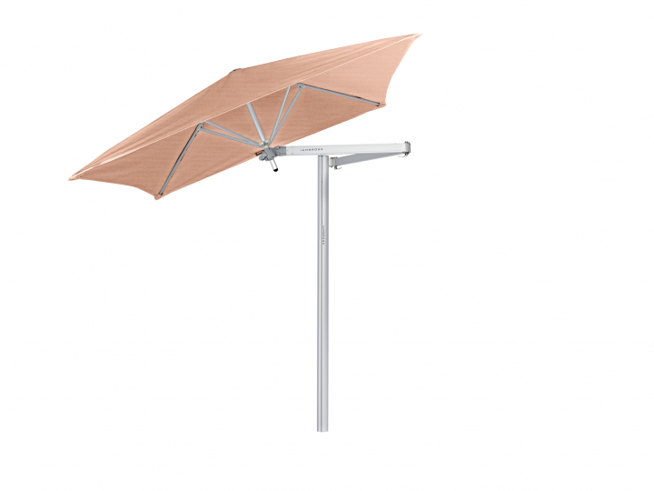 Paraflex Mono Parasoll, square, 190 cm, Neo arm Alu - Blush