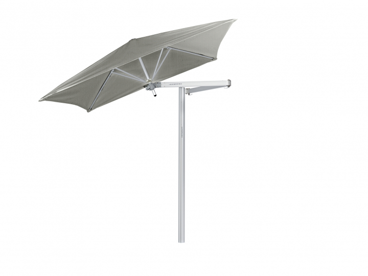 Paraflex Mono Parasoll, square, 190 cm, Neo arm Alu - Grey