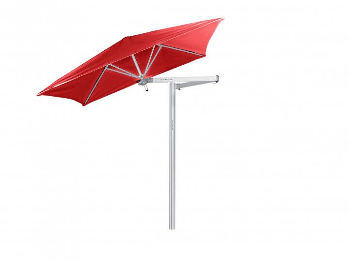 Paraflex Mono Parasoll, square, 190 cm, Neo arm Alu - Pepper