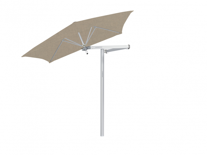 Paraflex Mono Parasoll, square, 190 cm, Neo arm Alu - Sand