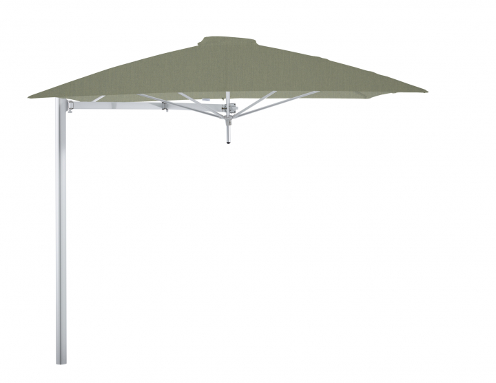 Paraflex Mono Parasoll, square, 230 cm, Neo arm Alu - Almond