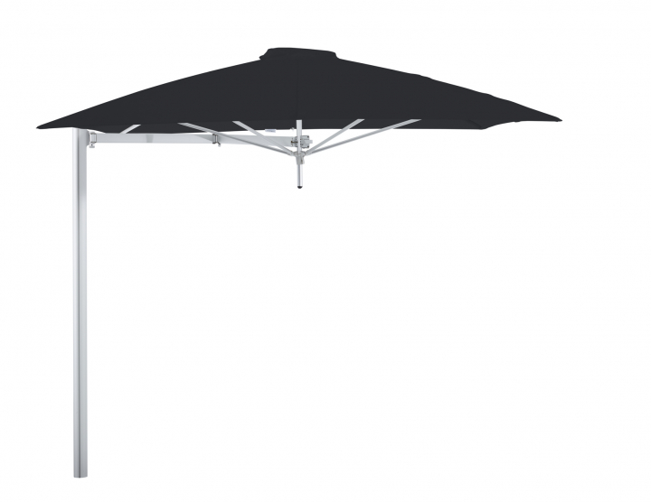Paraflex Mono Parasoll, square, 230 cm, Neo arm Alu - Black
