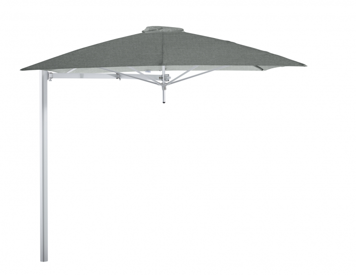 Paraflex Mono Parasoll, square, 230 cm, Neo arm Alu - Flanelle
