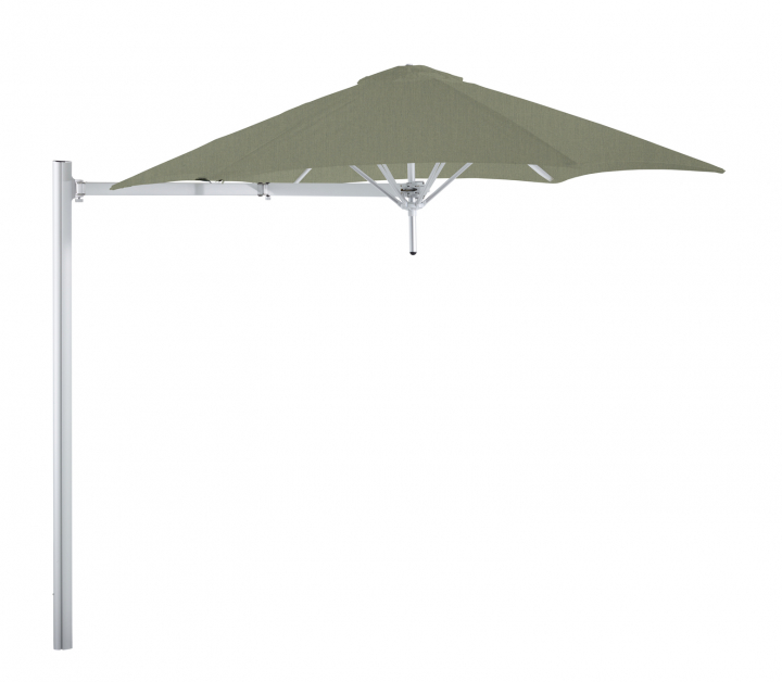 Paraflex Mono Parasoll, Round, 270 Cm, Neo Arm Aluminium - Almond