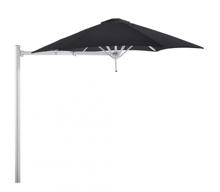 Paraflex Mono Parasoll, Round, 270 Cm, Neo Arm Aluminium - Black
