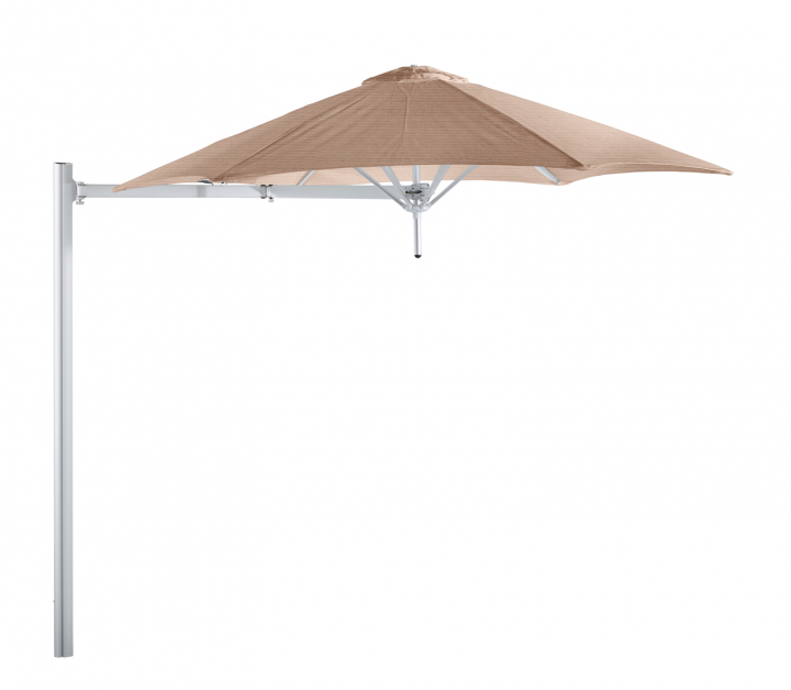 Paraflex Mono Parasoll, Round, 270 Cm, Neo Arm Aluminium - Blush