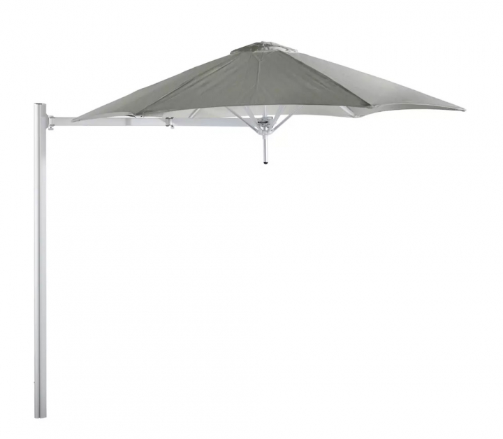 Paraflex Mono Parasoll, Round, 270 Cm, Neo Arm Aluminium - Grey