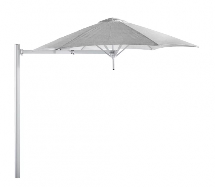 Paraflex Mono Parasoll, Round, 270 Cm, Neo Arm Aluminium - Marble