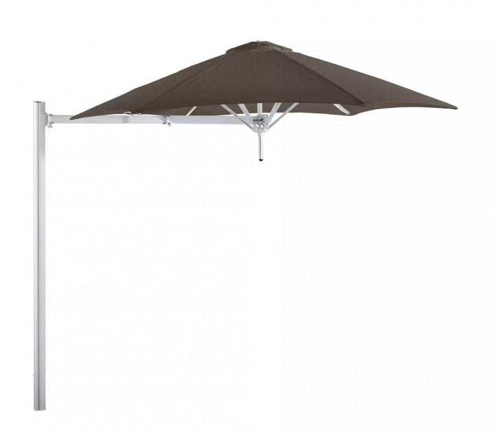 Paraflex Mono Parasoll, Round, 270 Cm, Neo Arm Aluminium - Taupe