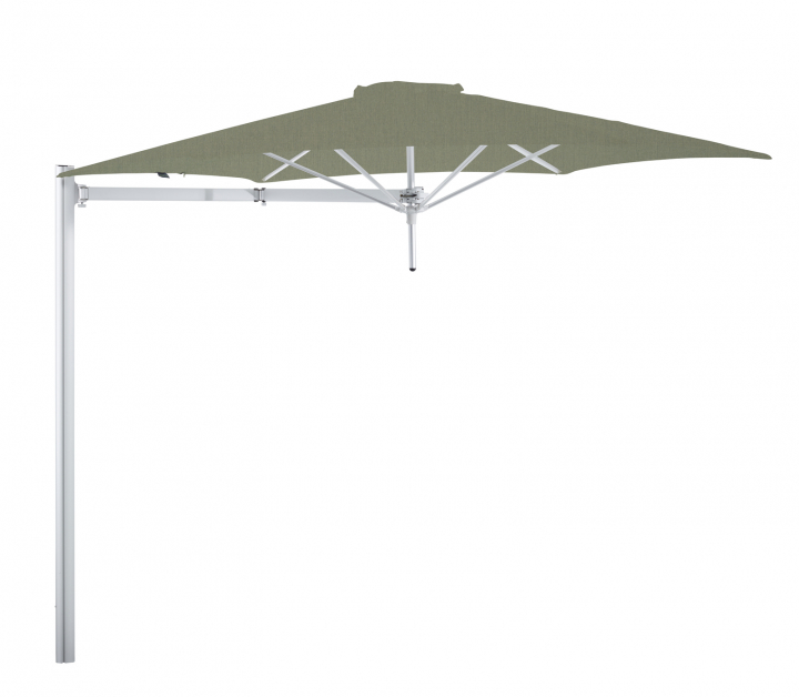 Paraflex Mono Parasoll, Round, 300 Cm, Neo Arm Aluminium - Almond