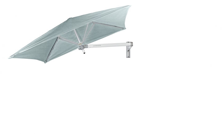 Paraflex Wall Parasoll, Square,0 Cm, Neo Arm Aluminium - Curacao