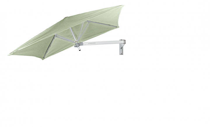 Paraflex Wall Parasoll, Square,0 Cm, Neo Arm Aluminium - Mint