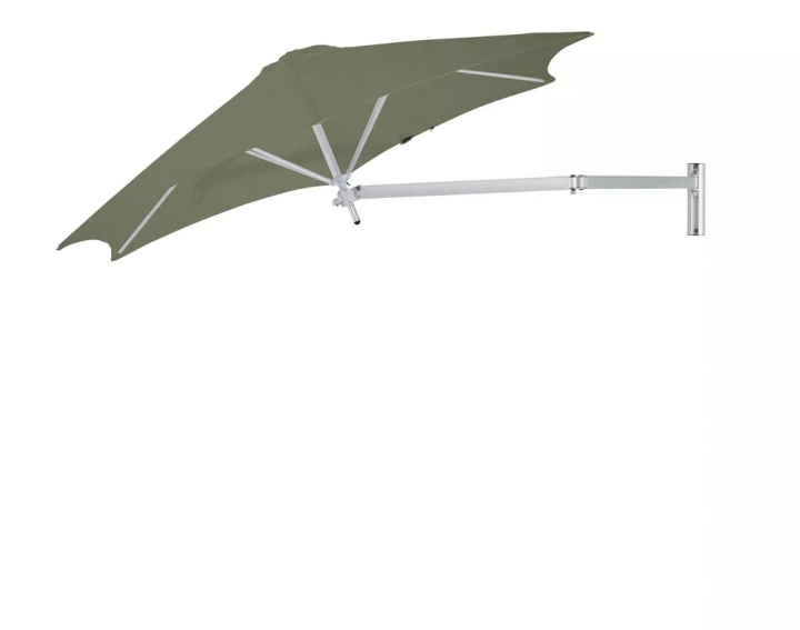 Paraflex Wall Parasoll, Round, 270 Cm, Neo Arm Aluminium - Almond