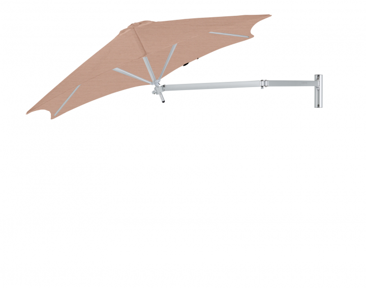 Paraflex Wall Parasoll, Round, 270 Cm, Neo Arm Aluminium - Blush