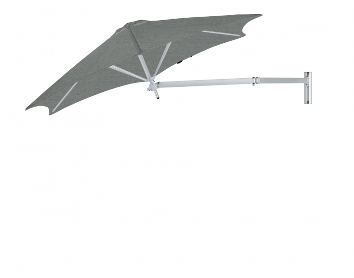 Paraflex Wall Parasoll, round, 270 cm, Neo arm Alu - Flanelle