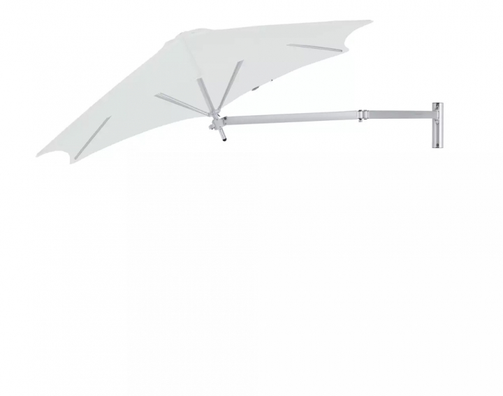 Paraflex Wall Parasoll, Round, 270 Cm, Neo Arm Aluminium - Natural
