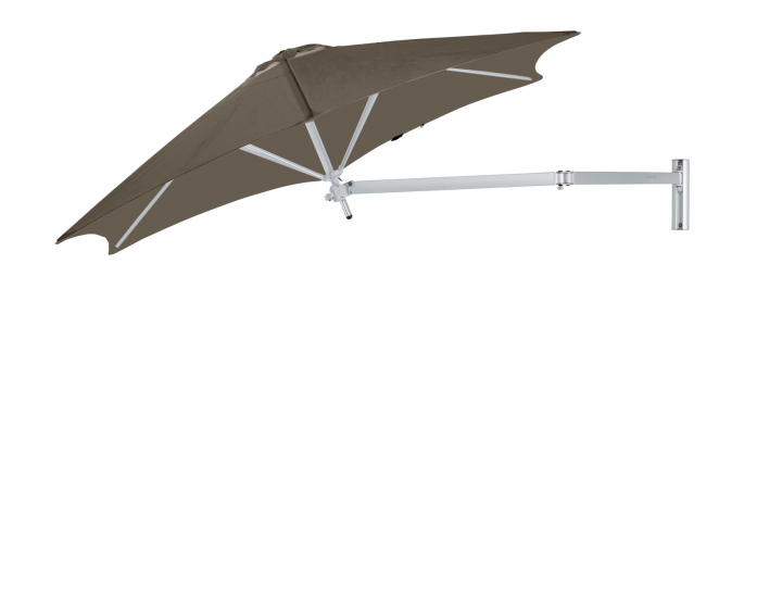 Paraflex Wall Parasoll, Round, 270 Cm, Neo Arm Aluminium - Taupe
