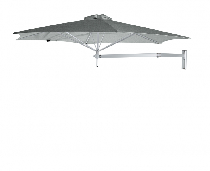 Paraflex Wall Parasoll, round, 300 cm, Neo arm Alu - Flanelle