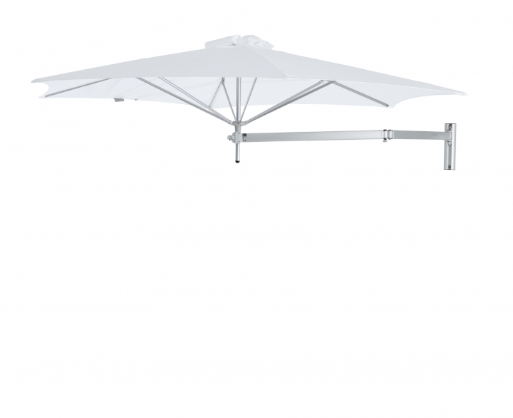 Paraflex Wall Parasoll, round, 300 cm, Neo arm Alu - Natural