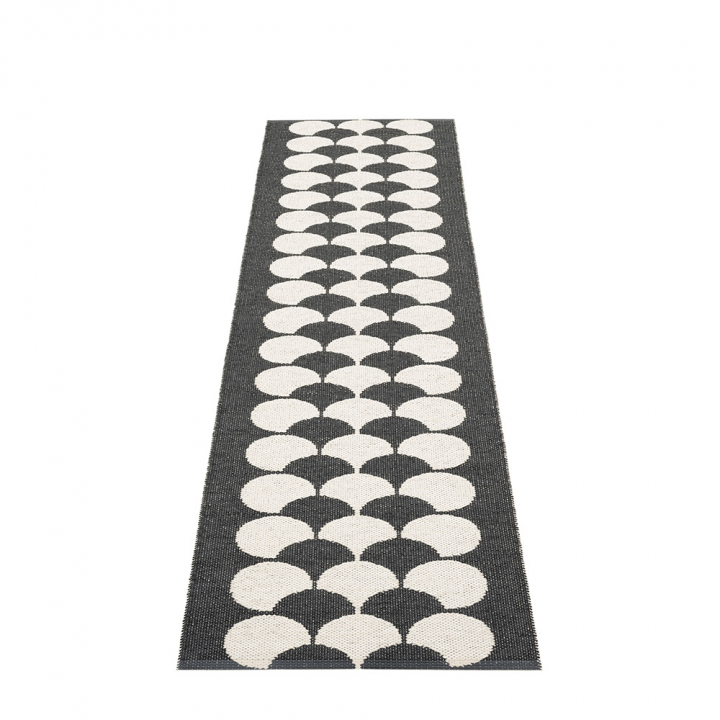 Poppy Bio matta - black/vanilla 70x150 cm