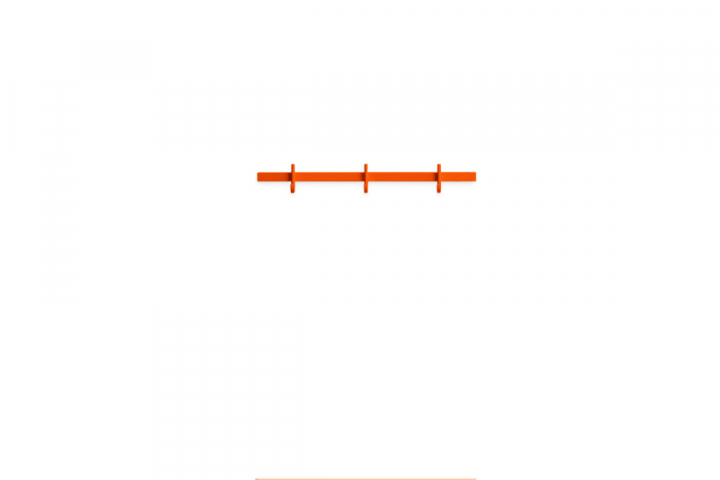 String Relief Kroklist Till Hög Byrå - Orange