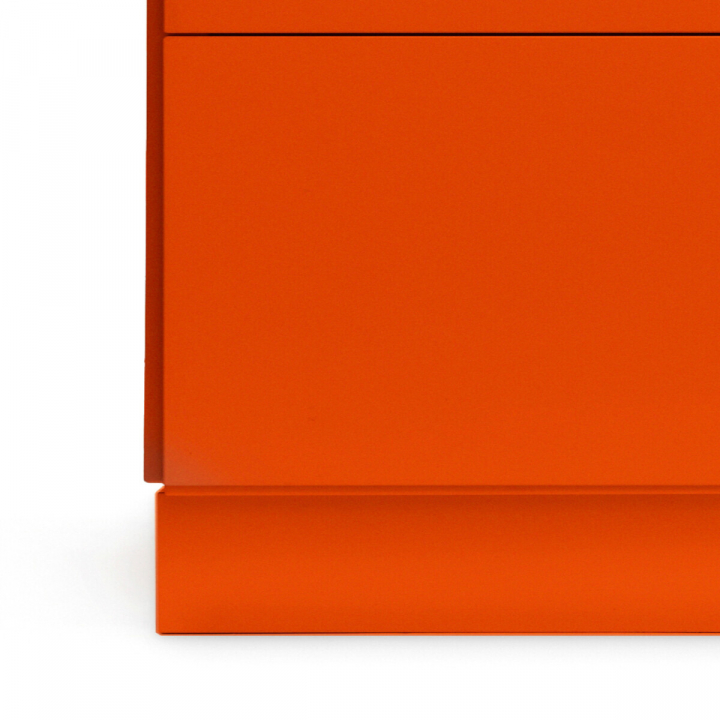 String Relief Sockel Till Bred Byrå, 2 - Pack - Orange