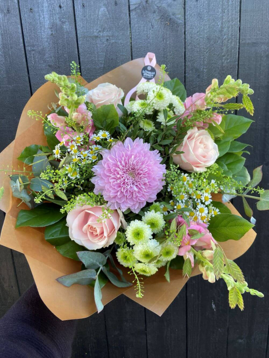 Rosa vårbukett