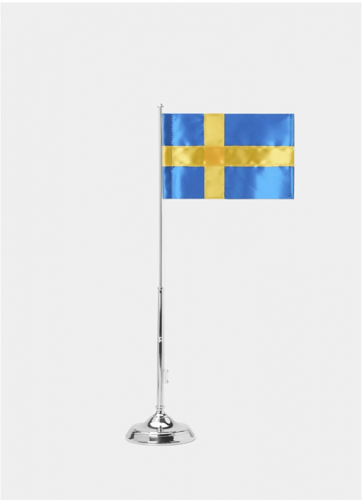 Flaggstång klassisk - silver