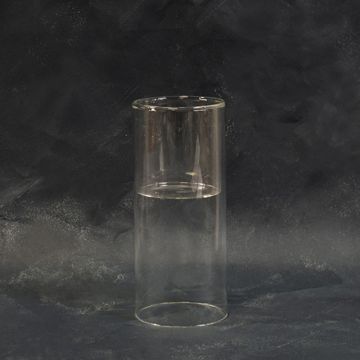 Lucy Hurricane Ljuslykta/vas H22,5cm - Clear