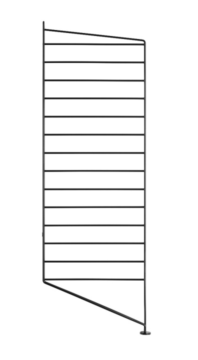 String Golvgavel 85x30 2 - Pack - Svart